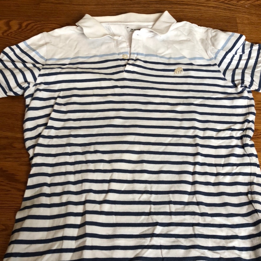 Men’s banana republic striped polo size small
